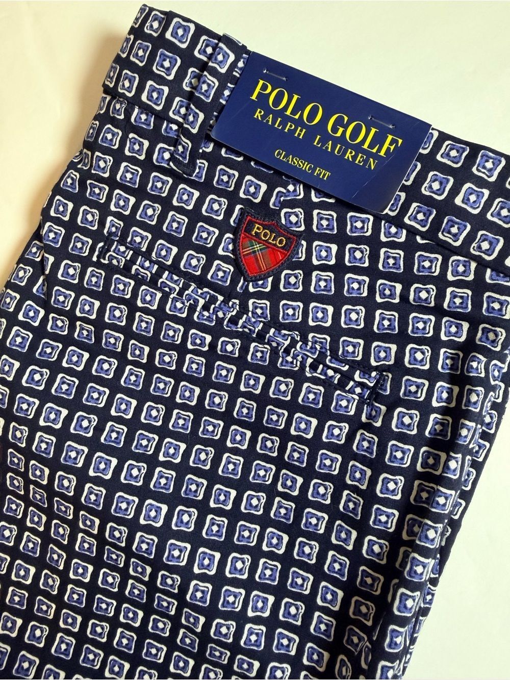 Polo Golf Ralph Lauren Men's 9" Classic Fit Performance Short Size 30 Patterned